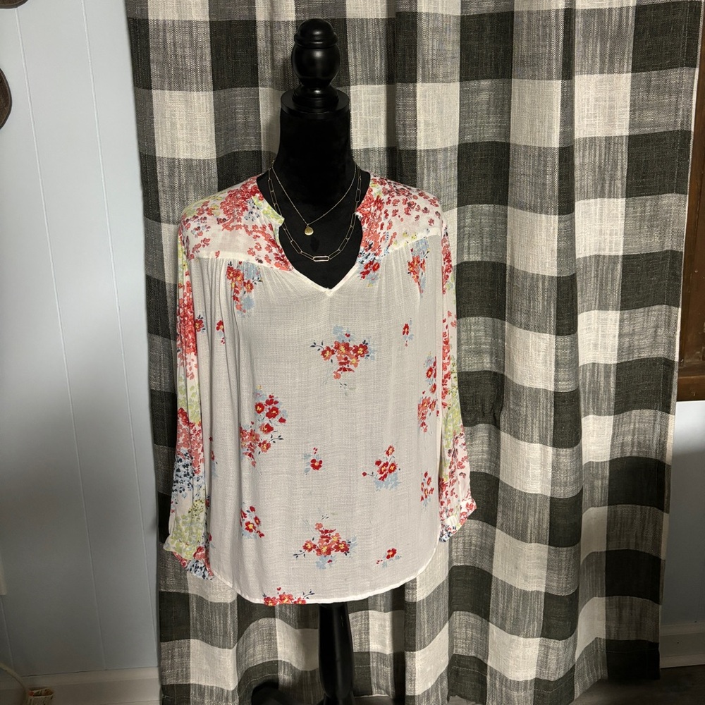 Floral Lucky Brand blouse XL